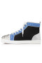 Christian Louboutin High-top Lou Spikes Orlato Version Tissu Multi Sneaker