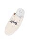 Christian Louboutin Navy Coolito Homme En Laine Blanche, Sandale
