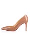 Christian Louboutin Pompes Pigalle 85 mm Nude Cuir verni