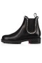 Christian Louboutin Spikita Booty Capahutta Plat Noir/argent Veau