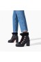 Christian Louboutin Spikita Booty Edelvizir 70 mm de Veau Noir Chaussures