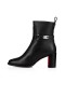Christian Louboutin Spikita Butin de Verrouillage 70 mm Noir/noir Lucido Veau