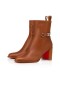 Christian Louboutin Spikita Butin de Verrouillage 70 mm Cuoio/noce Lucido Veau