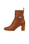 Christian Louboutin Spikita Butin de Verrouillage 70 mm Cuoio/noce Lucido Veau