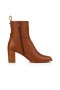 Christian Louboutin Spikita Butin de Verrouillage 70 mm Cuoio/noce Lucido Veau