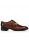 Christian Louboutin Sartok Buckle Shoes Patinated Calf Leather Havane