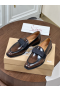 Christian Louboutin Styleeto Loafers Calf Leather Gradient Brown