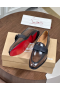 Christian Louboutin Styleeto Loafers Calf Leather Gradient Brown