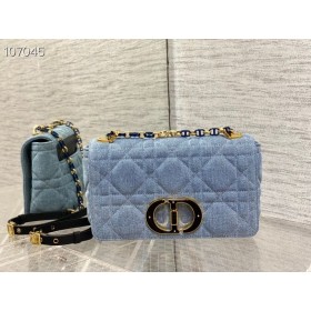 CD Nouvelle Caro Sac Bleu Cannage Denim