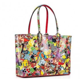 Christian Louboutin Multi Nylon Tote Sac