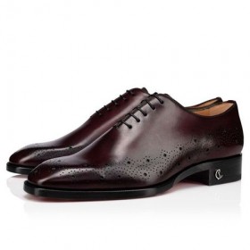 Christian Louboutin Oxford Corteobello Oxblood Veau Chaussure