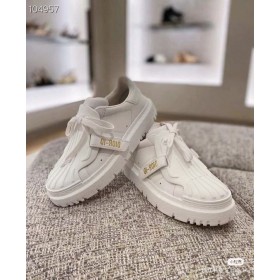 Dior-ID Baskets Blanc de Veau en Caoutchouc