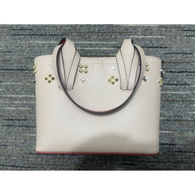 Christian Louboutin Cabata D'Est En Ouest, Sac Fourre-Tout En Cuir De Veau Nude