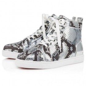 Christian Louboutin Amusant Louis Femme High-Top Baskets Multicouleur CL Chaussures