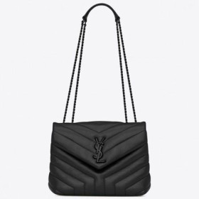 Saint Laurent Si Noir Loulou Petit Sac À Bandoulière Saint Laurent Sacs