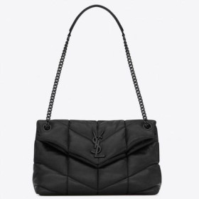 Saint Laurent Si Noir Loulou Inhalateur Petit Sac Saint Laurent Sacs