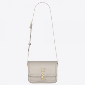 Saint Laurent Solferino Petit Sac Blanc Cuir De Veau De Saint Laurent Sacs