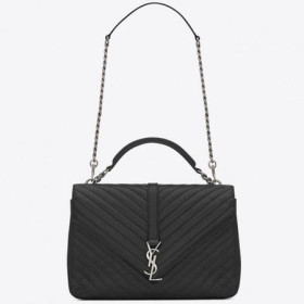 Saint Laurent Grand Noir Sac En Bandoulière College