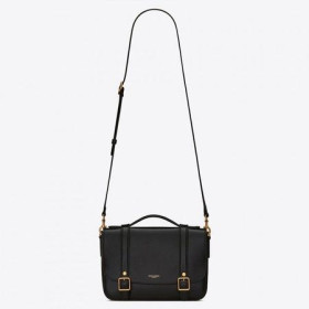 Saint Laurent Sac D'École De Veau Noir Saint Laurent Sacs