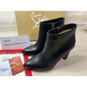 Christian Louboutin Spikita Booty Eleonor 85 mm de Veau Noir
