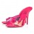 Christian Louboutin vient de l'Arche de Mules 100mm Cuir verni et PVC Fluo Rose