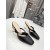 Dior Femmes Mules Pompes Noir