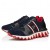 Christian Louboutin Nastroshark Baskets Femmes Olona Canva Et Cuir de Veau Marine CL Chaussures