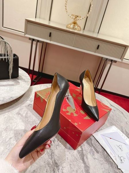 Christian Louboutin Lipstrass Crystal-Embellished Pumps 100MM CL Schuhe Store
