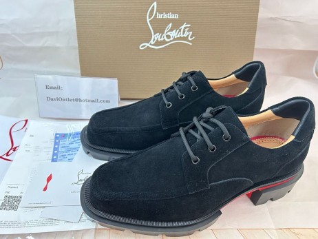 Christian Louboutin Unsere Georges L Loafer Leder Schwarz Christian Louboutin Schuhe