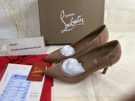 Christian Louboutin Sportliche Kate 85 Mm Pumpen Soft Patent Calf Rouge Christian Louboutin