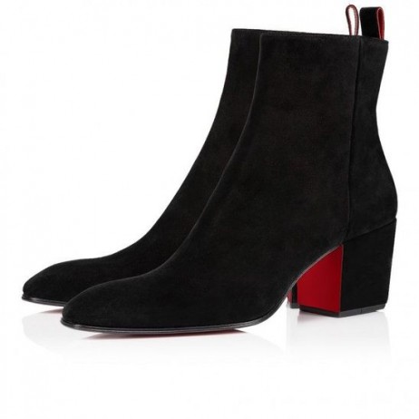 Christian Rosalio St 70-Mm-Stiefel Leder Schwarz Christian Louboutin Schuhe