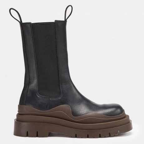 Bottega Veneta BV-Reifen-Chelsea-Boots Braun-Außensohle Bottega Veneta Schuhe