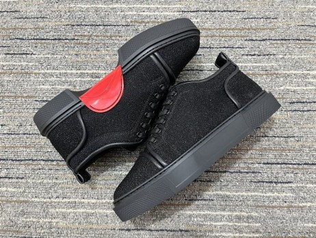 Christian Louboutin Adolon Junior Sneakers Aus Polyester Schwarz