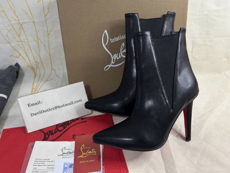 Christian Louboutin Astribooty 100mm Ankle-Boots aus Leder Christian Louboutin
