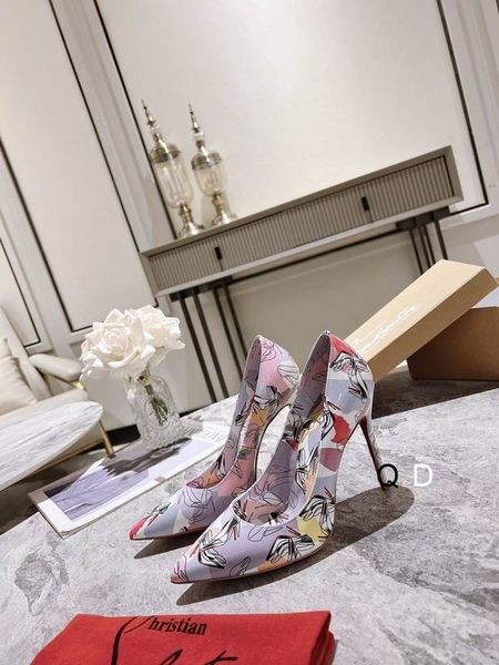 Christian Louboutin Kate Pumps 100mm Grafik Gedruckt Lila Patent Leder