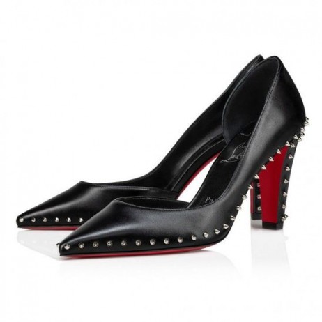 Christian Louboutin Vidura 85 Mm Pumpen Kalb Leder Schwarz Christian Louboutin Schuhe