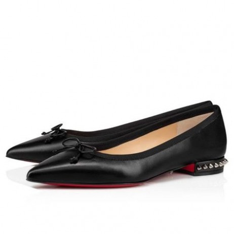 Christian Louboutin Flache Halle-Version Schwarz Nappa