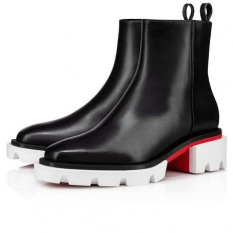 Christian Louboutin Spikita Beute Maxiboot Schwarzes Kalb