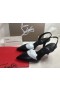 Christian Louboutin Apostropha Sling 80mm Sling Back Pumps Nappaleder Schwarz