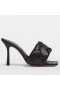 Bottega Veneta Lido Sandalen Schwarz Intrecciato Leder, Bottega Veneta Schuhe