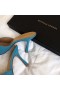 Bottega Veneta Stretch-Pantolette 90mm Blau Lammfell Bottega Veneta Schuhe