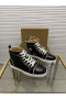 Christian Loubo Fun Louis High-Top Sneakers Patent Calf Leather Black