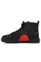 Christian Louboutin Adolon High-Top Sneaker Leder Schwarz Christian Louboutin Schuhe
