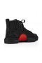 Christian Louboutin Adolon High-Top Sneaker Leder Schwarz Christian Louboutin Schuhe