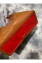 Christian Louboutin Cabarock Tote Bag Crocodile Geprägtes Kalbsleder Spitzen Braun