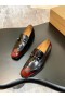 Christian Louboutin Chambelimoc Loafer Glatte Kalbsleder-Schwarz-Rot