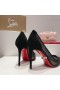 Christian Louboutin Follies Strass Pumpen Mesh und Veau Velours Schwarz