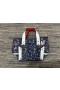 Christian Louboutin Frangibus Toile Tote Bag Grafik-Canvas-und-Leder-Marine