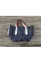 Christian Louboutin Frangibus Toile Tote Bag Grafik-Canvas-und-Leder-Marine