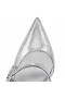 Christian Louboutin Giddylina 100 Mm Riemchen-Pumps Manoir Laminierten Rindsleder Silber